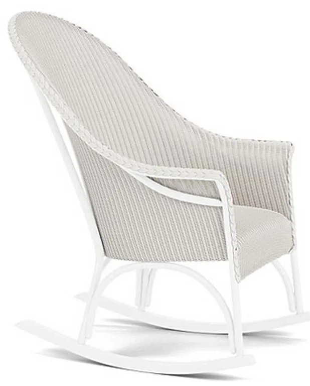 Lloyd Flanders 124336 All Seasons High Back Porch Rocker with Padded Seat Lloyd Flanders 124336 All Seasons High Back Porch Rocker with Padded Seat