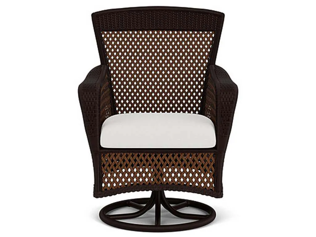 Lloyd Flanders 71381 Grand Traverse Swivel Dining Armchair