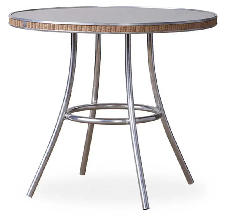 Lloyd Flanders 124032 All Seasons 33 Inch Round Bistro Table with Reversible Glass Lloyd Flanders 124032 All Seasons 33 Inch Round Bistro Table with Reversible Glass