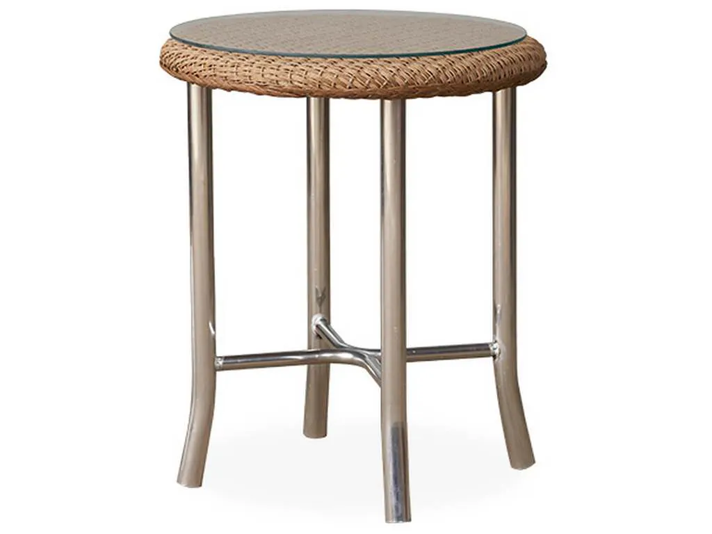 Lloyd Flanders 86120 Universal Loom 20 Inch Round End Table