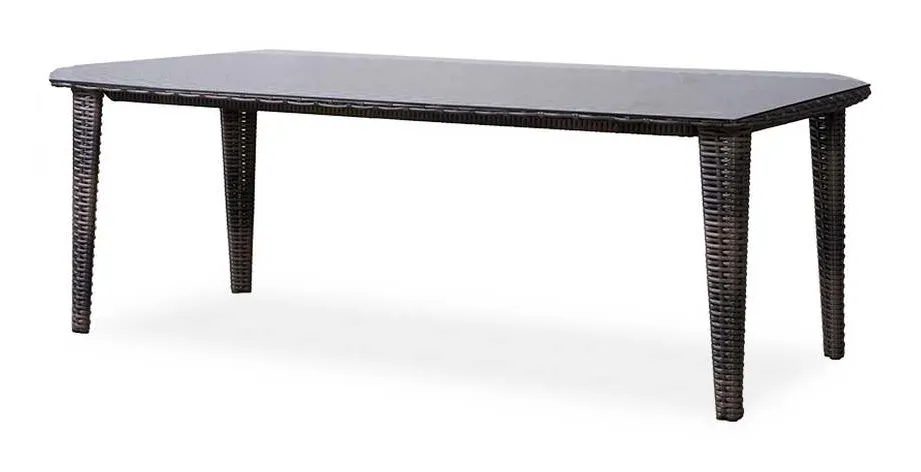 Lloyd Flanders 241086 Largo 86 Inch Rectangular Umbrella Dining Table Lloyd Flanders 241086 Largo 86 Inch Rectangular Umbrella Dining Table