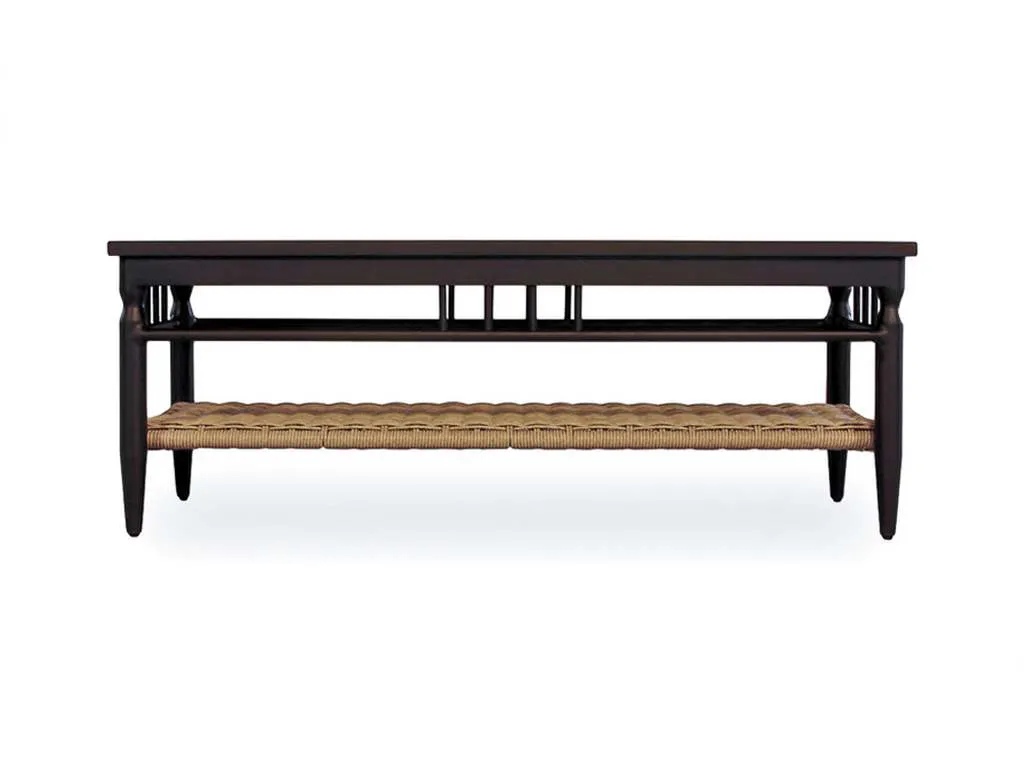 Lloyd Flanders 77346 Low Country 49 Inch Rectangular Cocktail Table