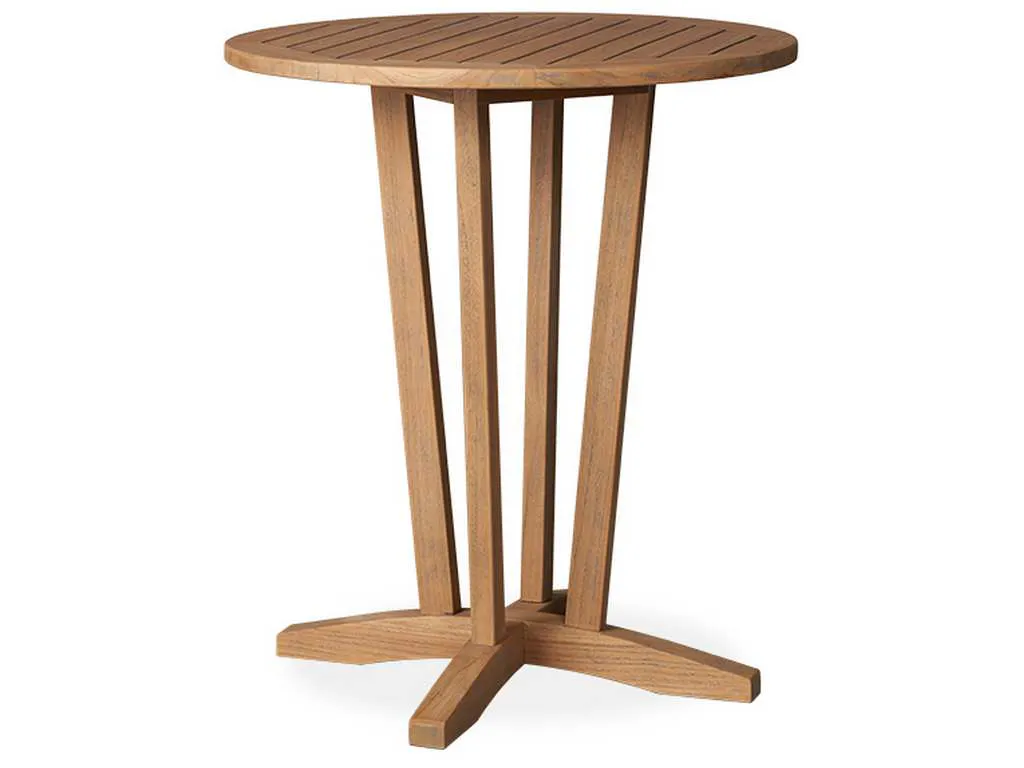 Lloyd Flanders 286330 Teak 30 Inch Round Balcony Table