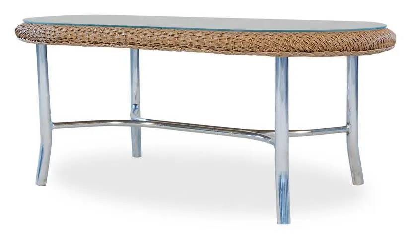 Lloyd Flanders 86147 Universal Loom 43 Inch Oval Cocktail Table Lloyd Flanders 86147 Universal Loom 43 Inch Oval Cocktail Table