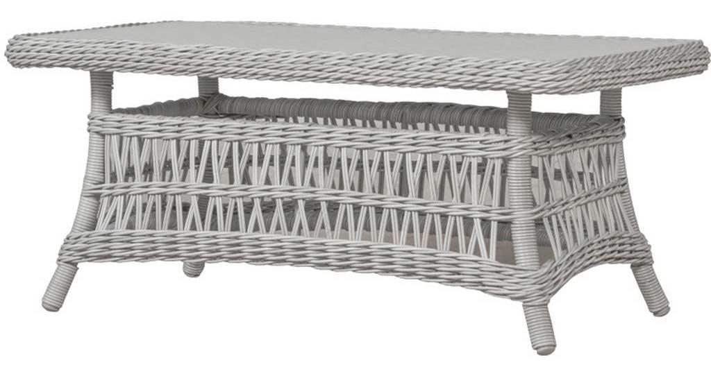 Lloyd Flanders 273144 Mackinac 44 Inch Rectangular Cocktail Table Lloyd Flanders 273144 Mackinac 44 Inch Rectangular Cocktail Table