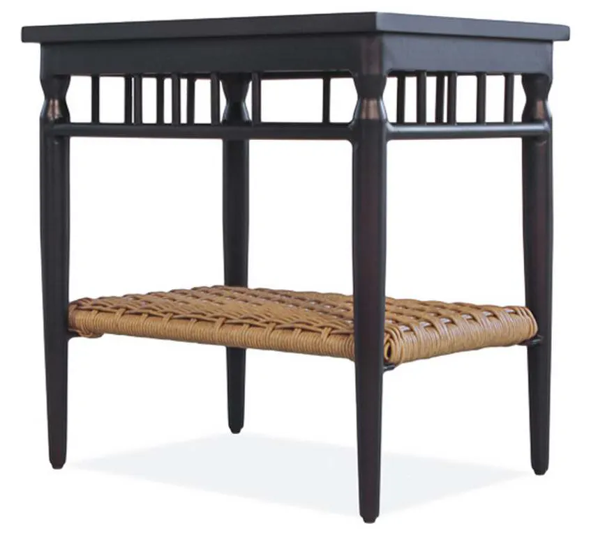 Lloyd Flanders 77343 Low Country 24 Inch Rectangular End Table Lloyd Flanders 77343 Low Country 24 Inch Rectangular End Table