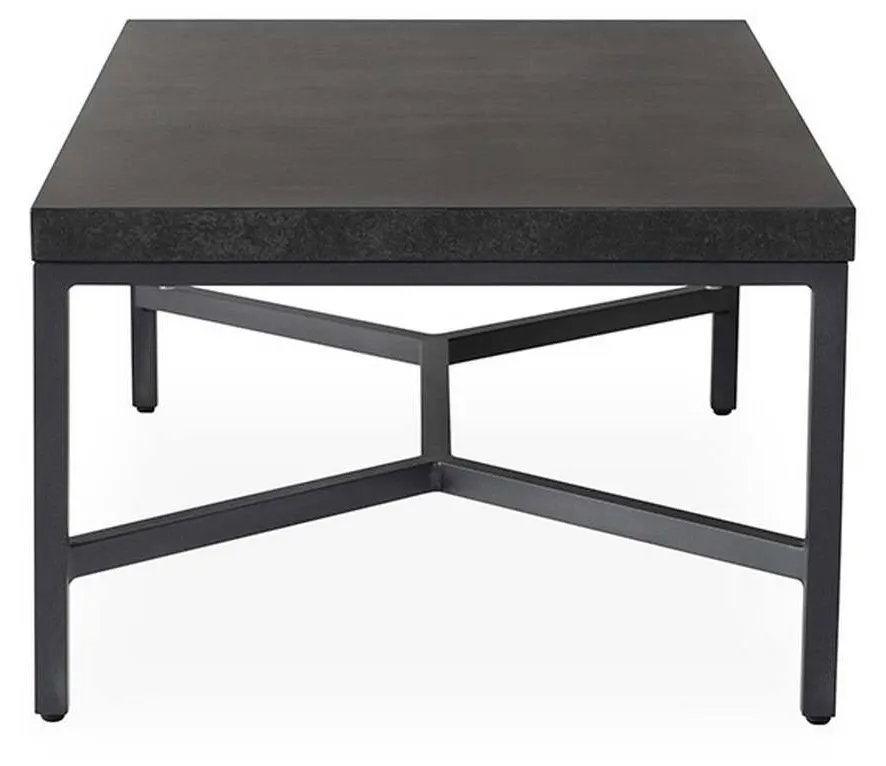 Lloyd Flanders 486444 Universal Accessories Rectangular Cocktail Table with Matte Anthracite Lloyd Flanders 486444 Universal Accessories Rectangular Cocktail Table with Matte Anthracite