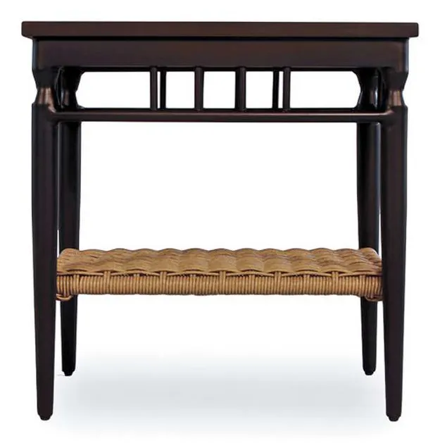 Lloyd Flanders 77343 Low Country 24 Inch Rectangular End Table Lloyd Flanders 77343 Low Country 24 Inch Rectangular End Table