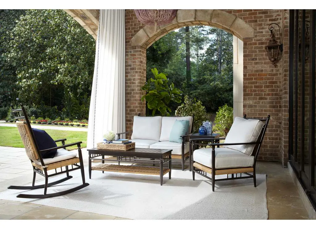 Lloyd Flanders 77346 Low Country 49 Inch Rectangular Cocktail Table Lloyd Flanders 77346 Low Country 49 Inch Rectangular Cocktail Table