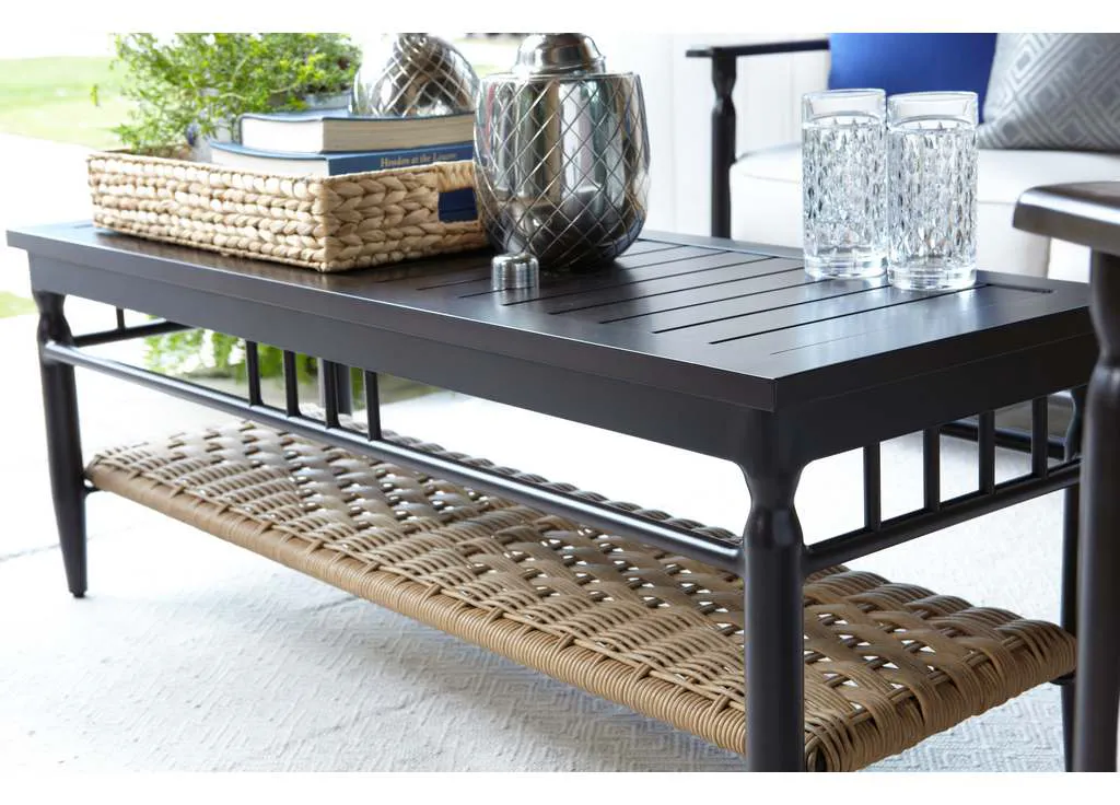 Lloyd Flanders 77346 Low Country 49 Inch Rectangular Cocktail Table Lloyd Flanders 77346 Low Country 49 Inch Rectangular Cocktail Table
