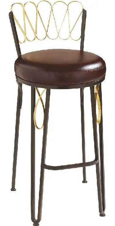 Maitland Smith 8118-42 Iron Ore Counter Stool Maitland Smith 8118-42 Iron Ore Counter Stool