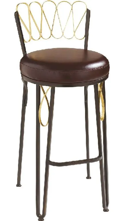 Maitland Smith 8118-42 Iron Ore Counter Stool Maitland Smith 8118-42 Iron Ore Counter Stool