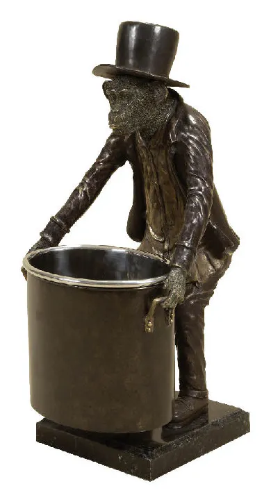 Maitland Smith 8125-12 Server Monkey Wine Holder Maitland Smith 8125-12 Server Monkey Wine Holder