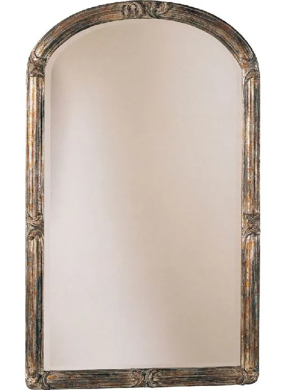 Maitland Smith 8154-28 Arched Mirror Scrolls Leaves Maitland Smith 8154-28 Arched Mirror Scrolls Leaves