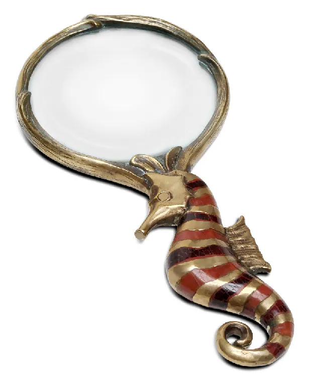 Maitland Smith 89-1601 Scarborough House Seahorse Magnifying Glass Maitland Smith 89-1601 Scarborough House Seahorse Magnifying Glass
