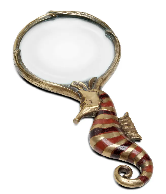 Maitland Smith 89-1601 Scarborough House Seahorse Magnifying Glass Maitland Smith 89-1601 Scarborough House Seahorse Magnifying Glass