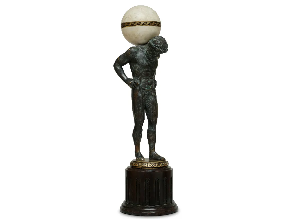 Maitland Smith 89-1802 Scarborough House Atlas Sculpture