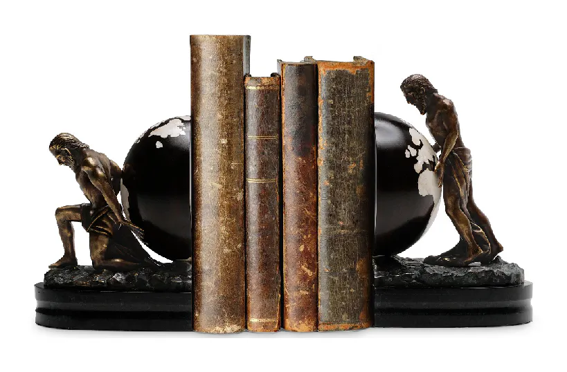 Maitland Smith 89-1805 Scarborough House Atlas Globe Bookends Maitland Smith 89-1805 Scarborough House Atlas Globe Bookends