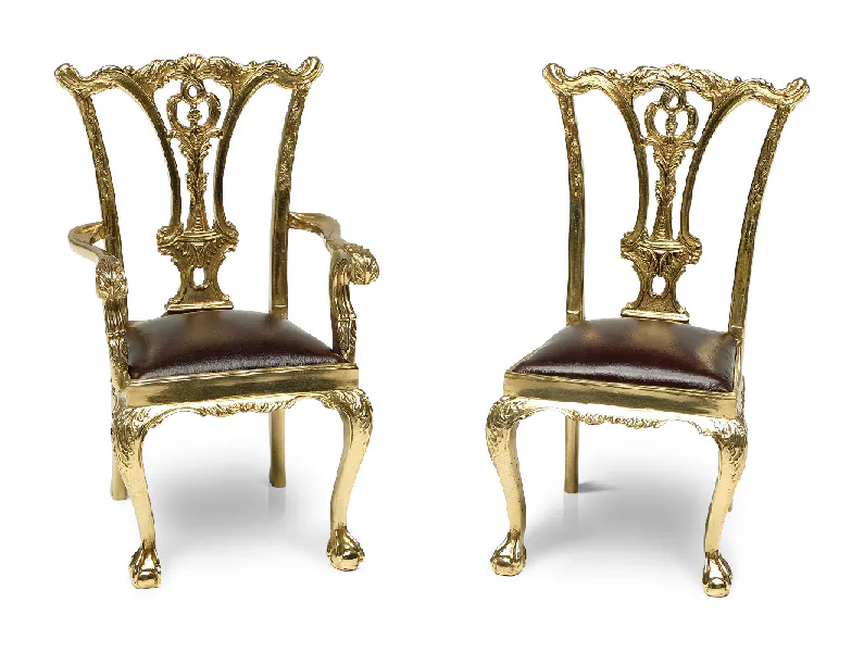Maitland Smith 89-1807 Scarborough House Miniature Chairs Ornament Maitland Smith 89-1807 Scarborough House Miniature Chairs Ornament