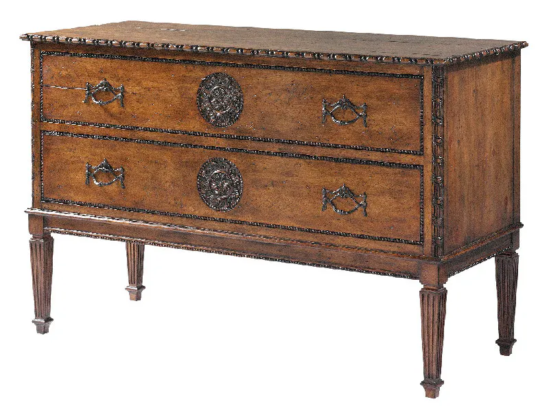 Maitland Smith HM1003 Medallion Chest Of Drawers Maitland Smith HM1003 Medallion Chest Of Drawers