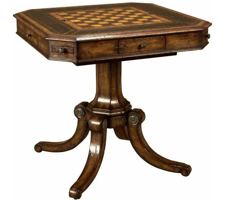 Maitland Smith 8100-31 Choate Game Table Maitland Smith 8100-31 Choate Game Table