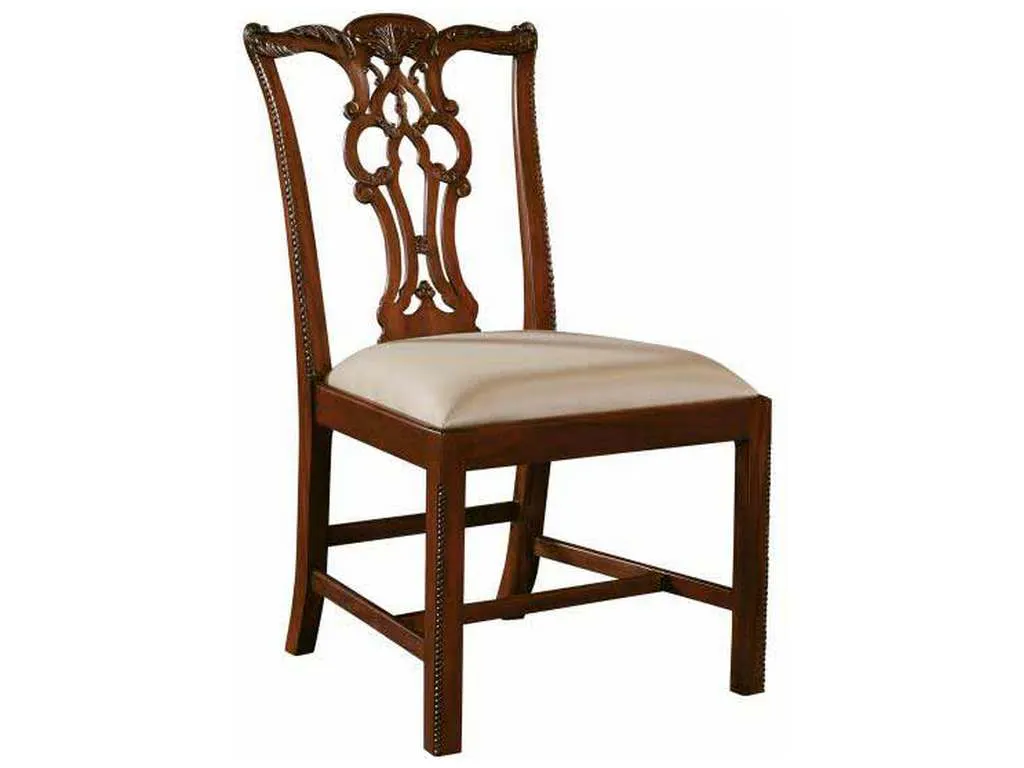 Maitland Smith 8100-40  Massachusetts Regency Mahogany Side Chair