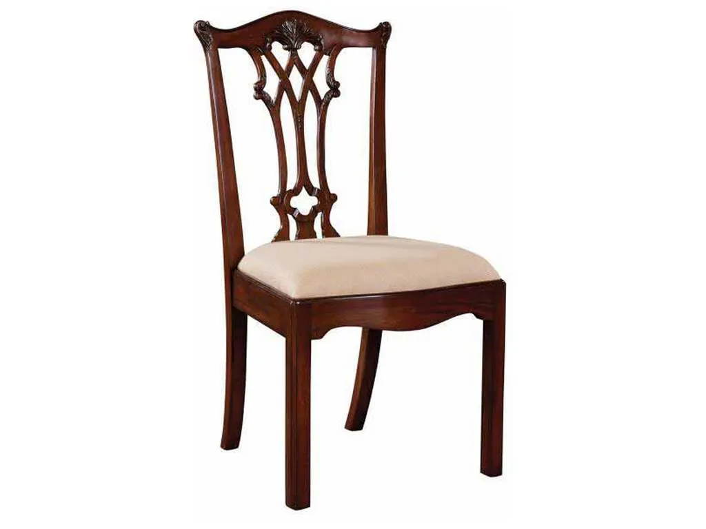 Maitland Smith 8103-40  Connecticut Regency Mahogany Side Chair