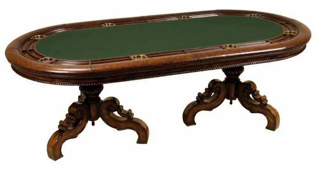 Maitland Smith 8104-31 Texas Holdem Game Table Maitland Smith 8104-31 Texas Holdem Game Table