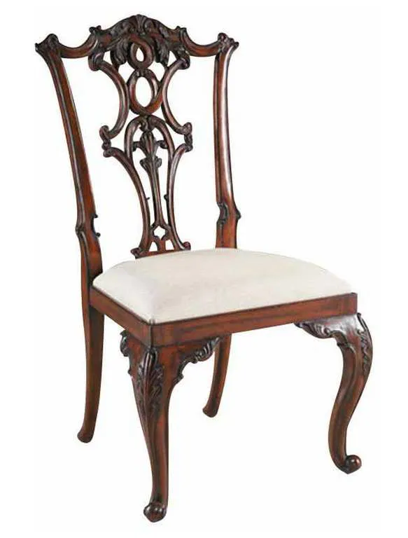 Maitland Smith 8104-40 Cabriole Side Chair Maitland Smith 8104-40 Cabriole Side Chair