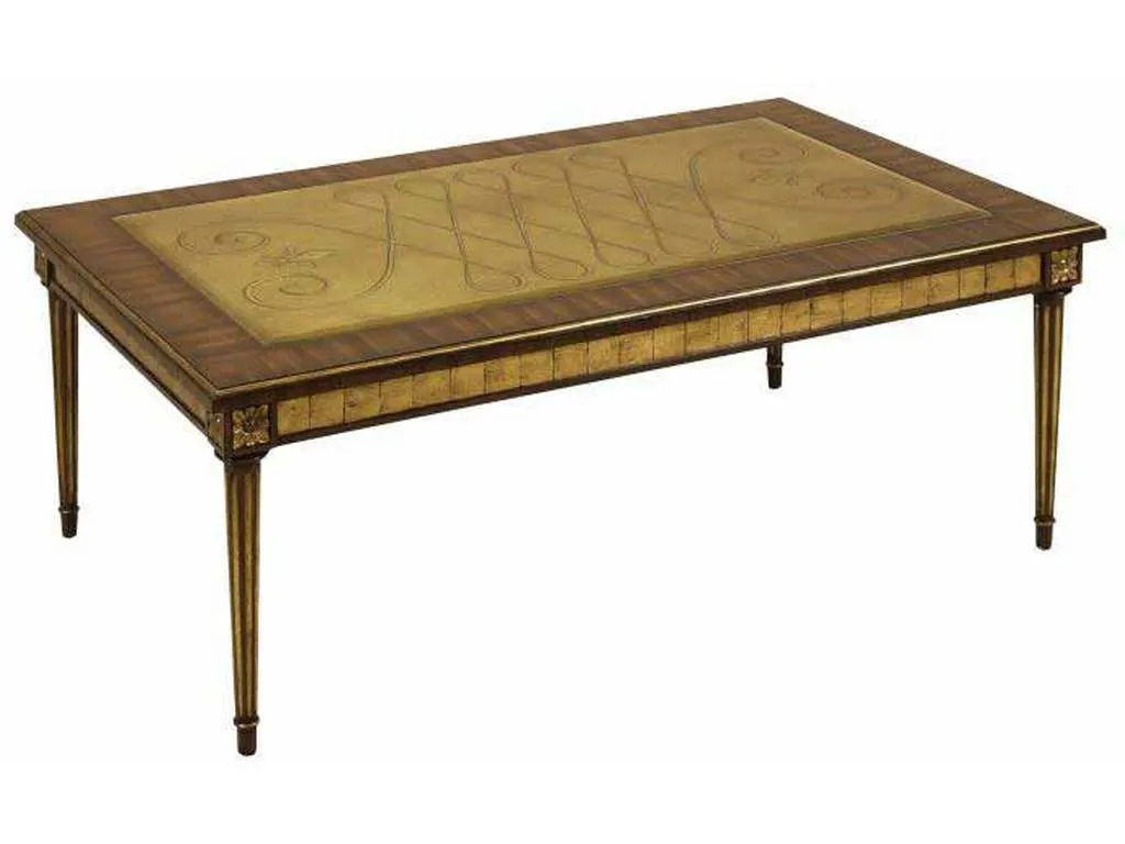 Maitland Smith 8107-33  Eglomise Cocktail Table