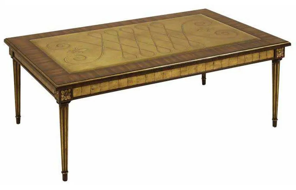 Maitland Smith 8107-33 Eglomise Cocktail Table Maitland Smith 8107-33 Eglomise Cocktail Table