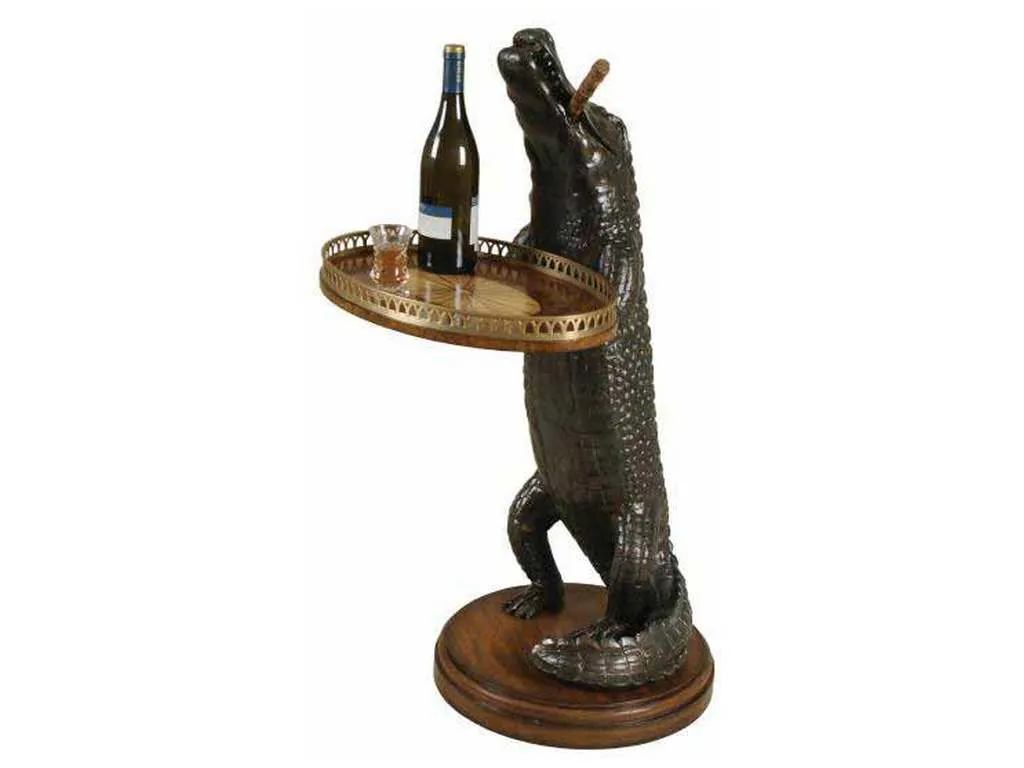 Maitland Smith 8109-30  Alligator Occasional Table