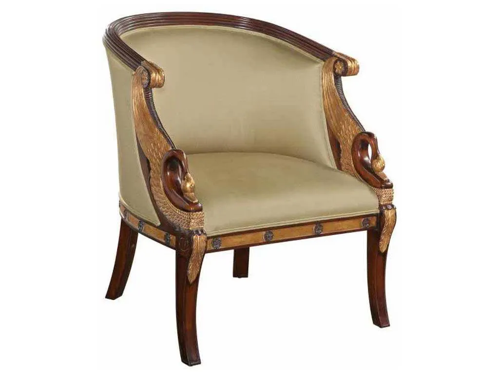 Maitland Smith 8109-43  Swan Occasional Chair