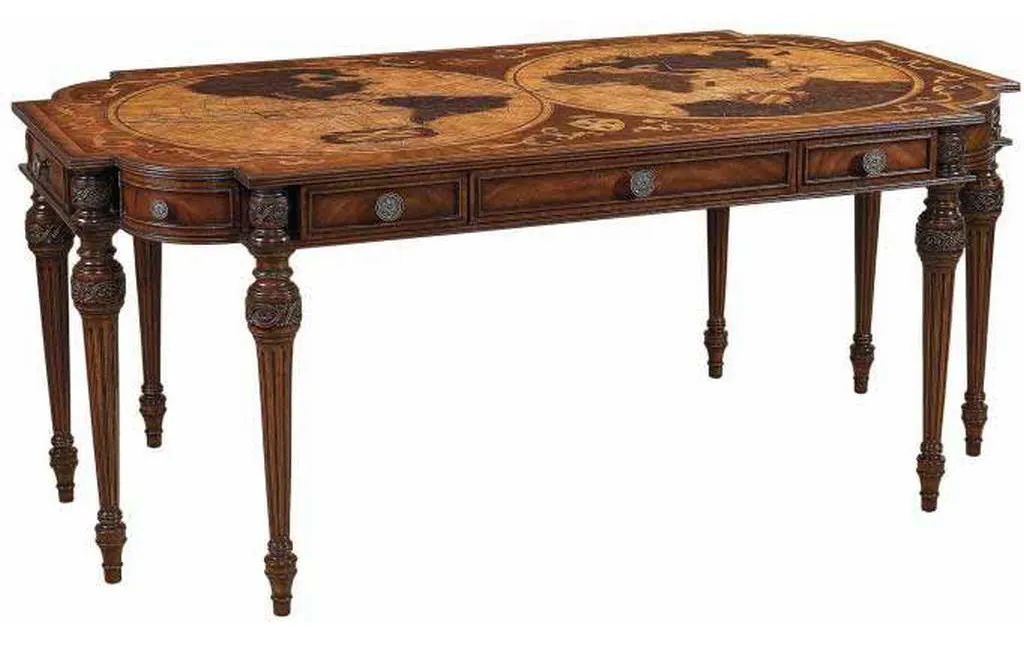 Maitland Smith 8109-55 Map Writing Desk Maitland Smith 8109-55 Map Writing Desk