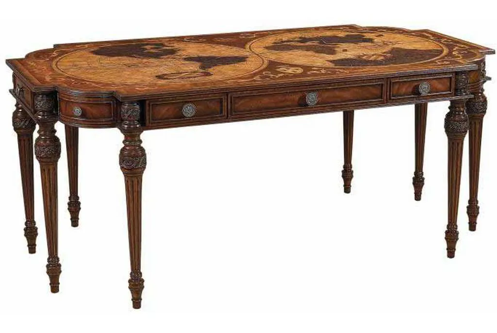 Maitland Smith 8109-55 Map Writing Desk Maitland Smith 8109-55 Map Writing Desk