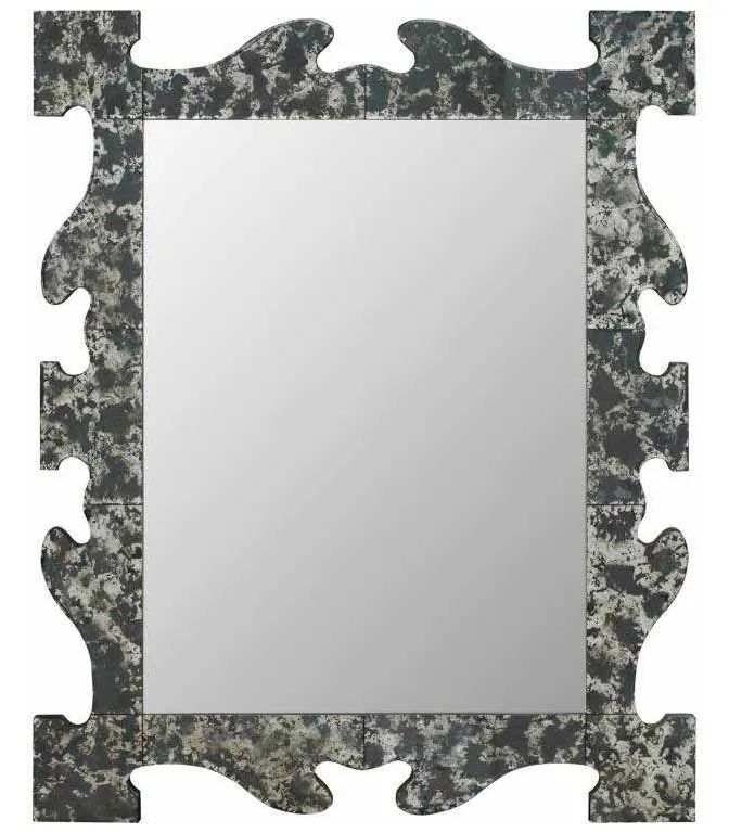 Maitland Smith 8111-28 Hand Antique Mirror Frame Mirror Glass Maitland Smith 8111-28 Hand Antique Mirror Frame Mirror Glass