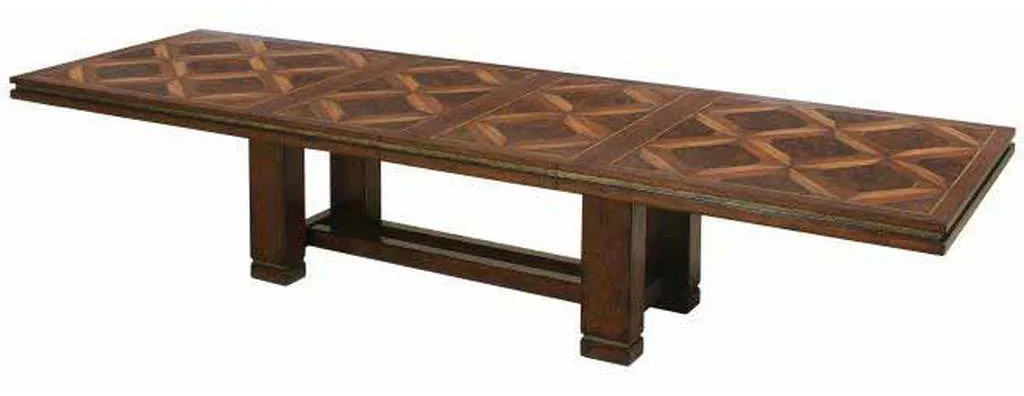 Maitland Smith 8111-35 Dining Table With 2 Leaf Extenders Maitland Smith 8111-35 Dining Table With 2 Leaf Extenders