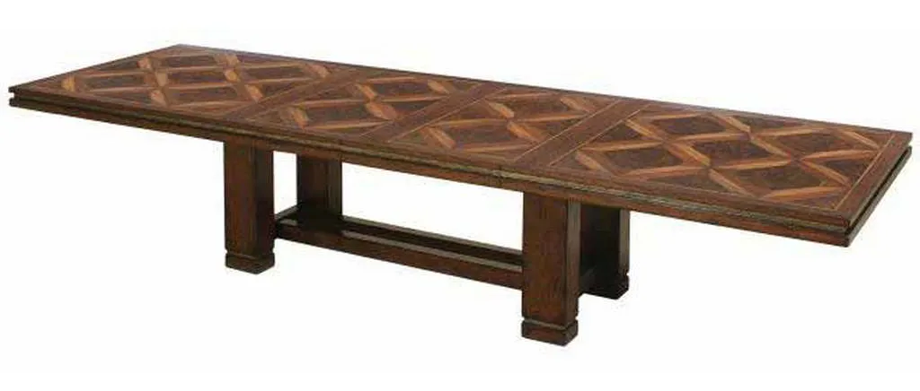 Maitland Smith 8111-35 Dining Table With 2 Leaf Extenders Maitland Smith 8111-35 Dining Table With 2 Leaf Extenders