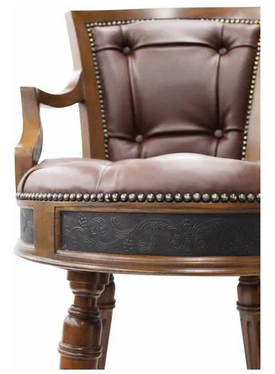 Maitland Smith 8114-42 Tudor Barstool Maitland Smith 8114-42 Tudor Barstool