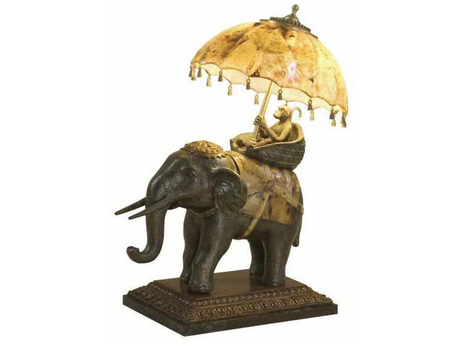 Maitland Smith 8122-17  Elephant Ride Table Lamp