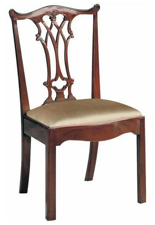 Maitland Smith 8123-40 Connecticut Polished Mahogany Side Chair Maitland Smith 8123-40 Connecticut Polished Mahogany Side Chair