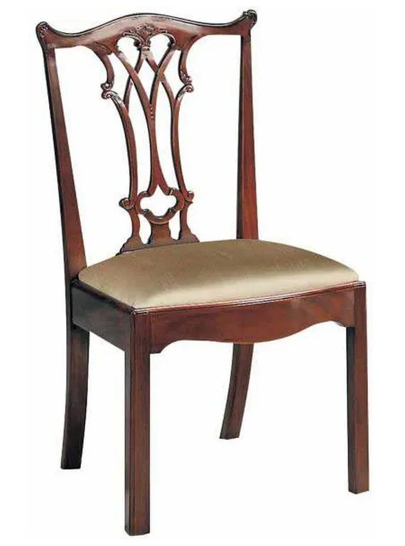 Maitland Smith 8123-40 Connecticut Polished Mahogany Side Chair Maitland Smith 8123-40 Connecticut Polished Mahogany Side Chair