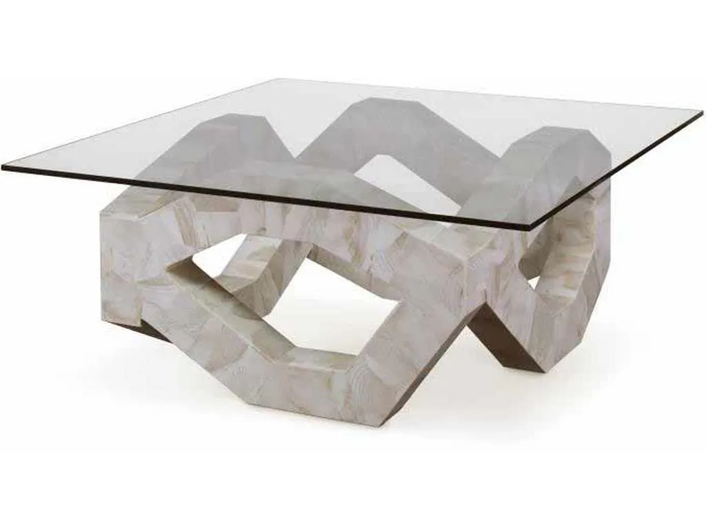 Maitland Smith 8128-33  Clamstone Cocktail Table