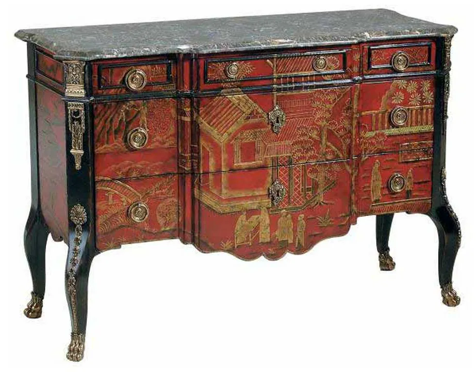 Maitland Smith 8134-51 Scenic Chest Of Drawers Maitland Smith 8134-51 Scenic Chest Of Drawers