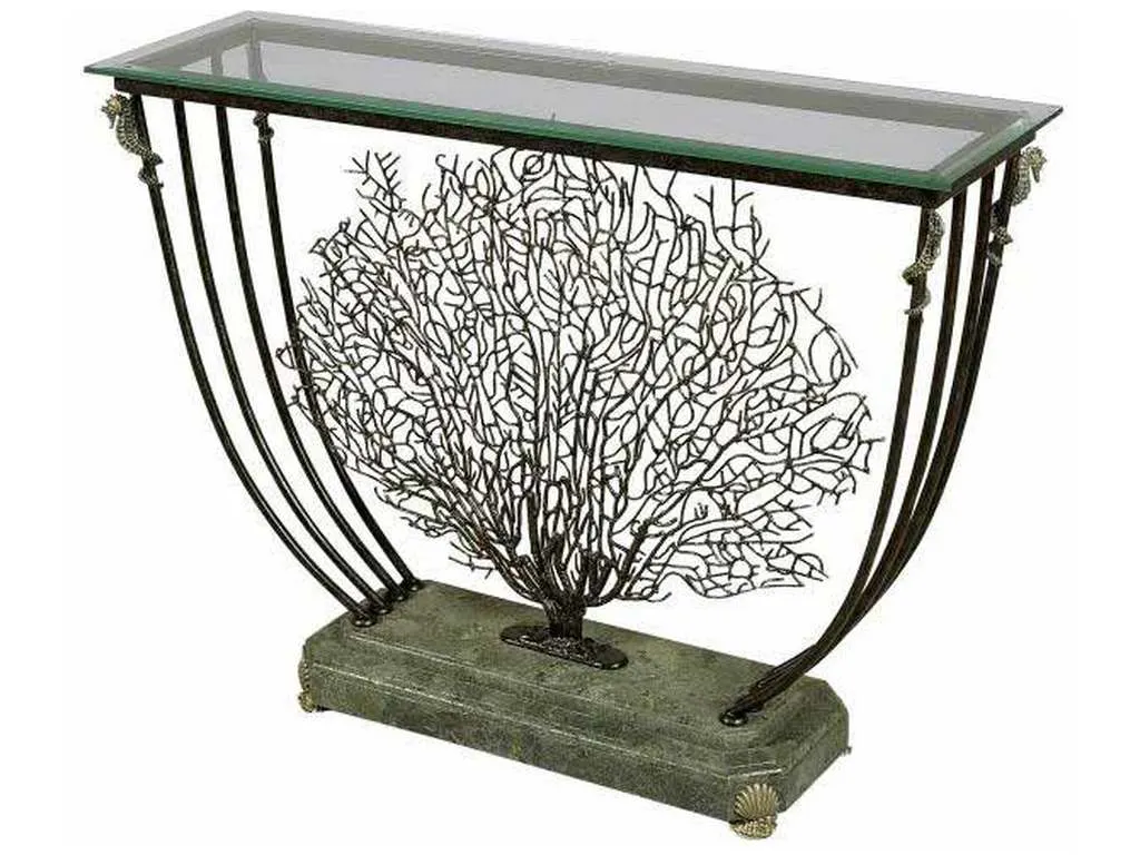 Maitland Smith 8135-34  Coral Console Table