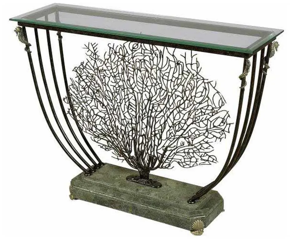 Maitland Smith 8135-34 Coral Console Table Maitland Smith 8135-34 Coral Console Table