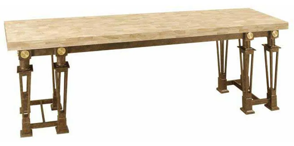 Maitland Smith 8136-34 Grand Console Table Maitland Smith 8136-34 Grand Console Table