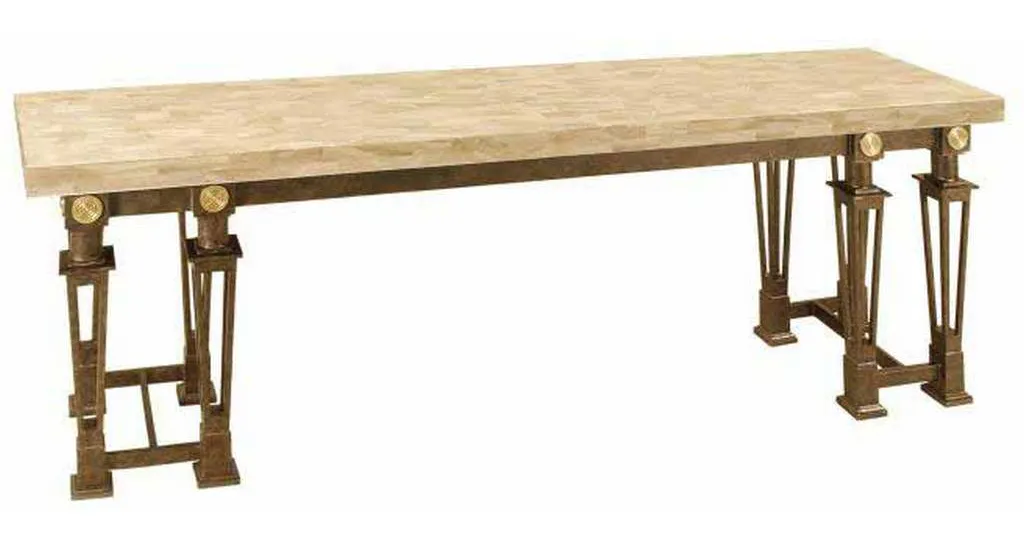 Maitland Smith 8136-34 Grand Console Table Maitland Smith 8136-34 Grand Console Table