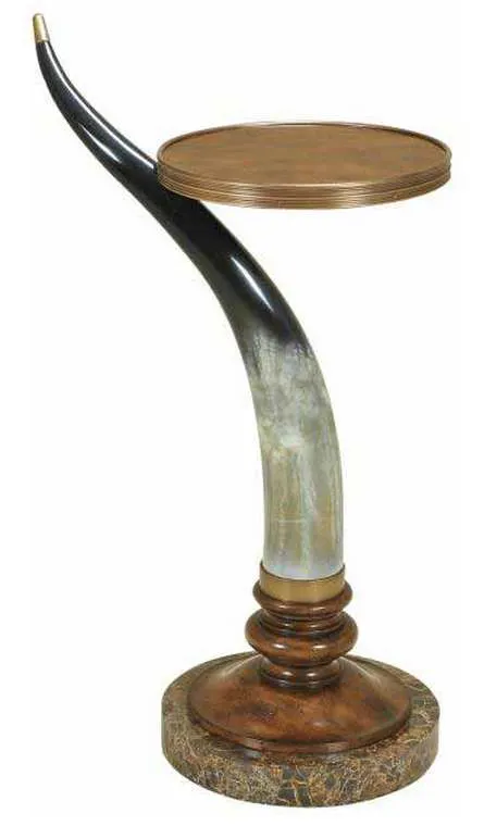 Maitland Smith 8141-30 Horn Occasional Table Maitland Smith 8141-30 Horn Occasional Table