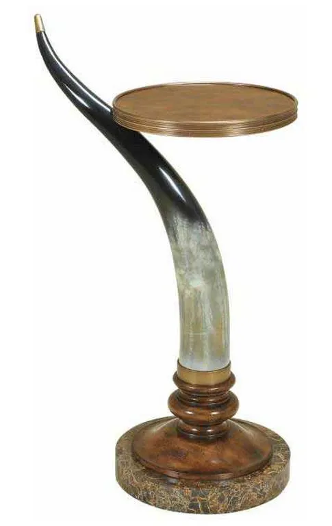 Maitland Smith 8141-30 Horn Occasional Table Maitland Smith 8141-30 Horn Occasional Table